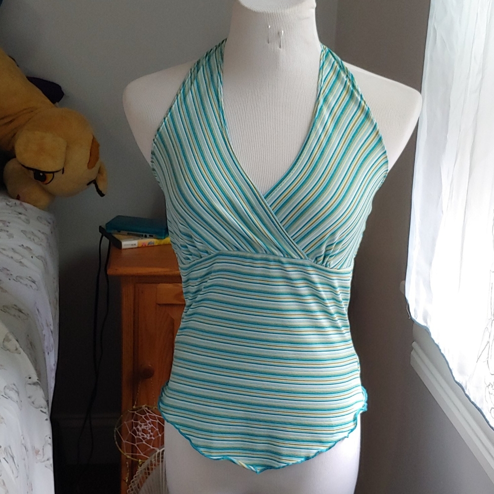 Knit halter top